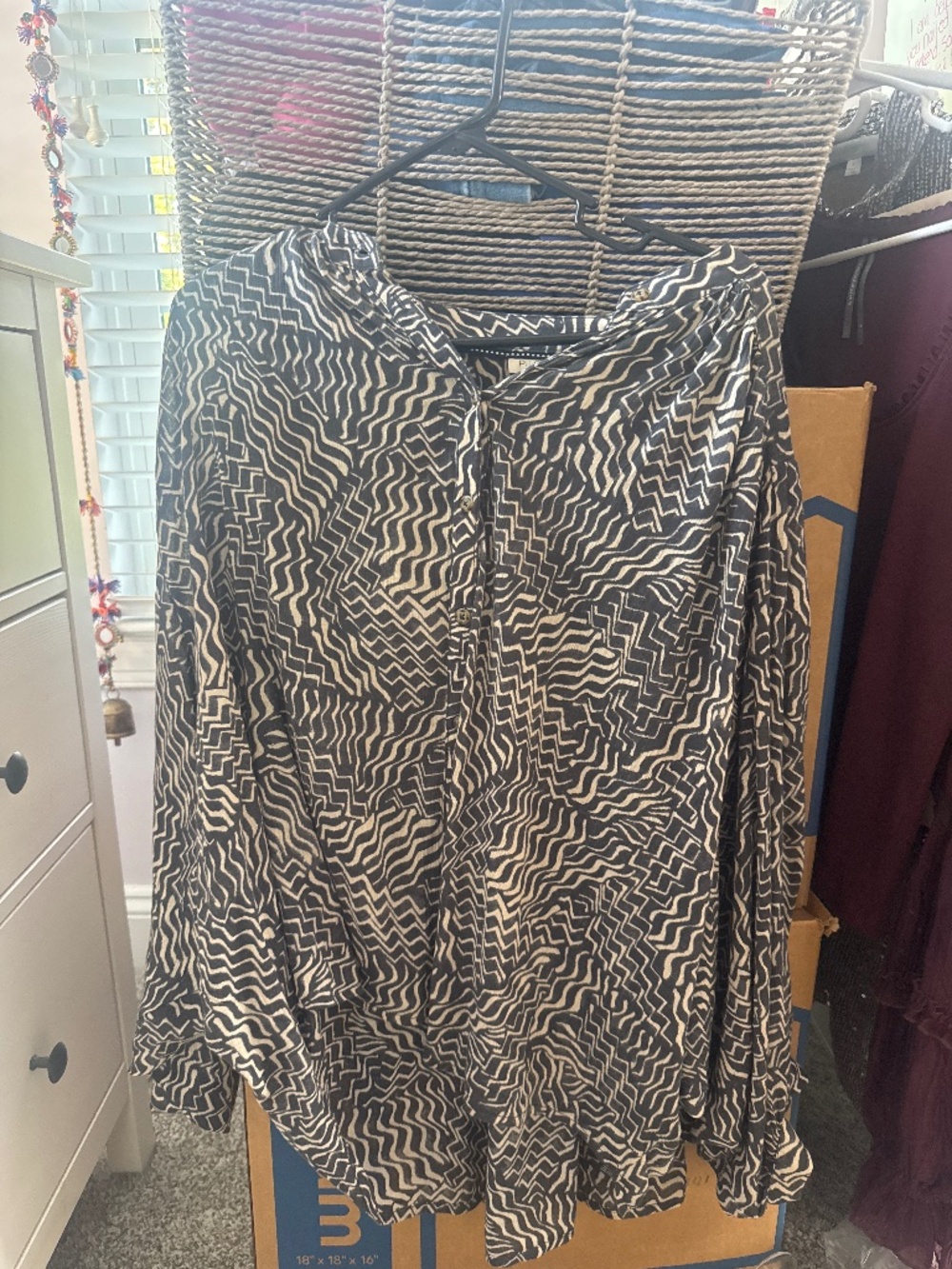 Pilcro long sleeve button up
